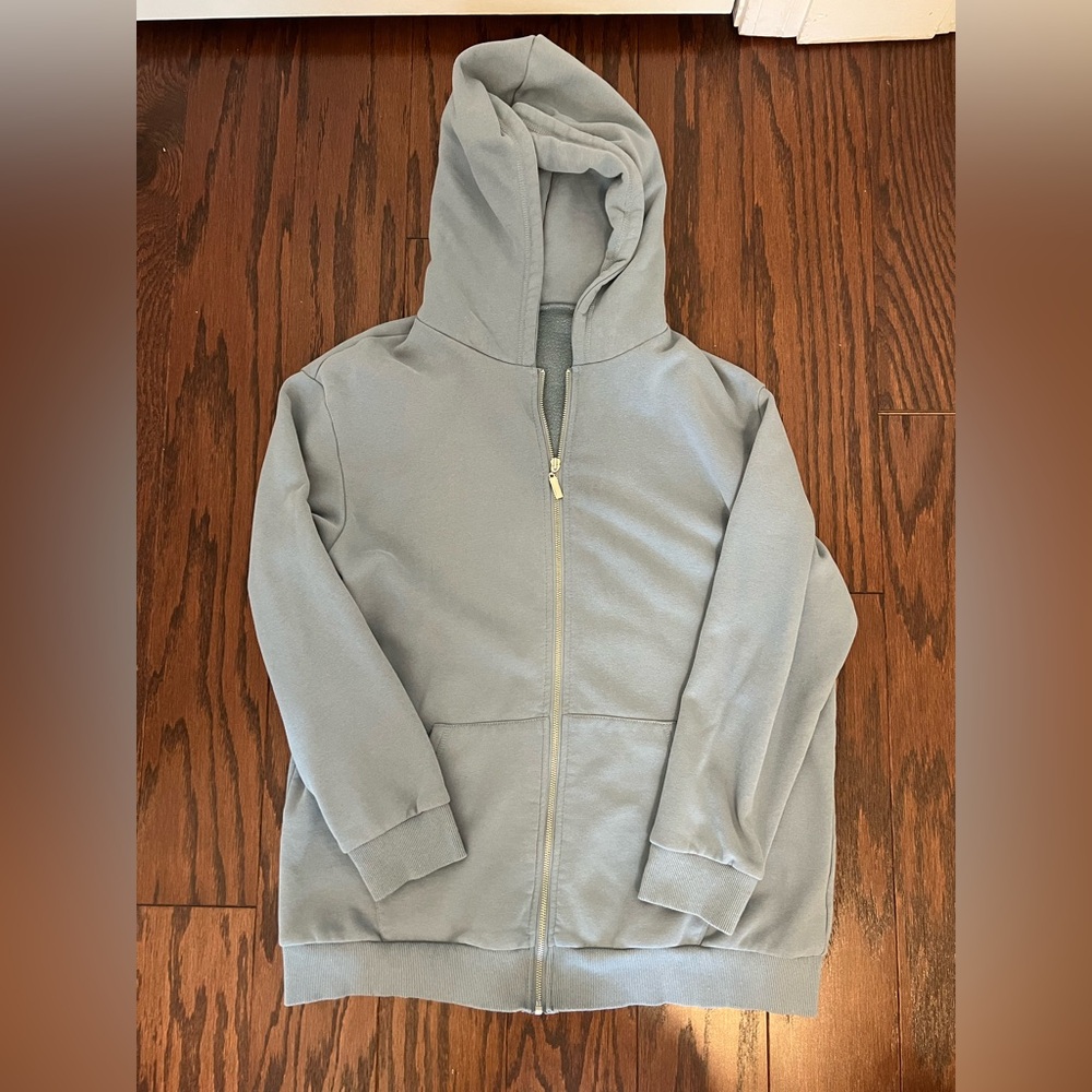 Blue Zip Up Hoodie